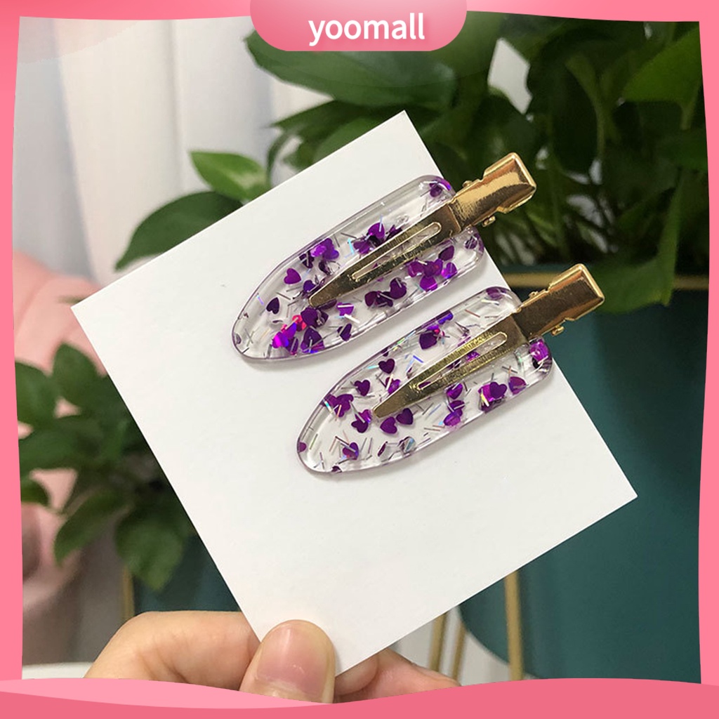 1 Cặp Kẹp Tóc Hình Chiếc Lá Bằng Kim Loại Gọn Nhẹ Không Lông Xù Cho Cuộc Sống Hàng Ngày