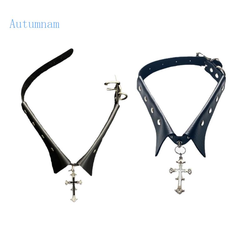 Vòng Cổ Choker Da PU Phong Cách Gothic Punk Cho Nữ