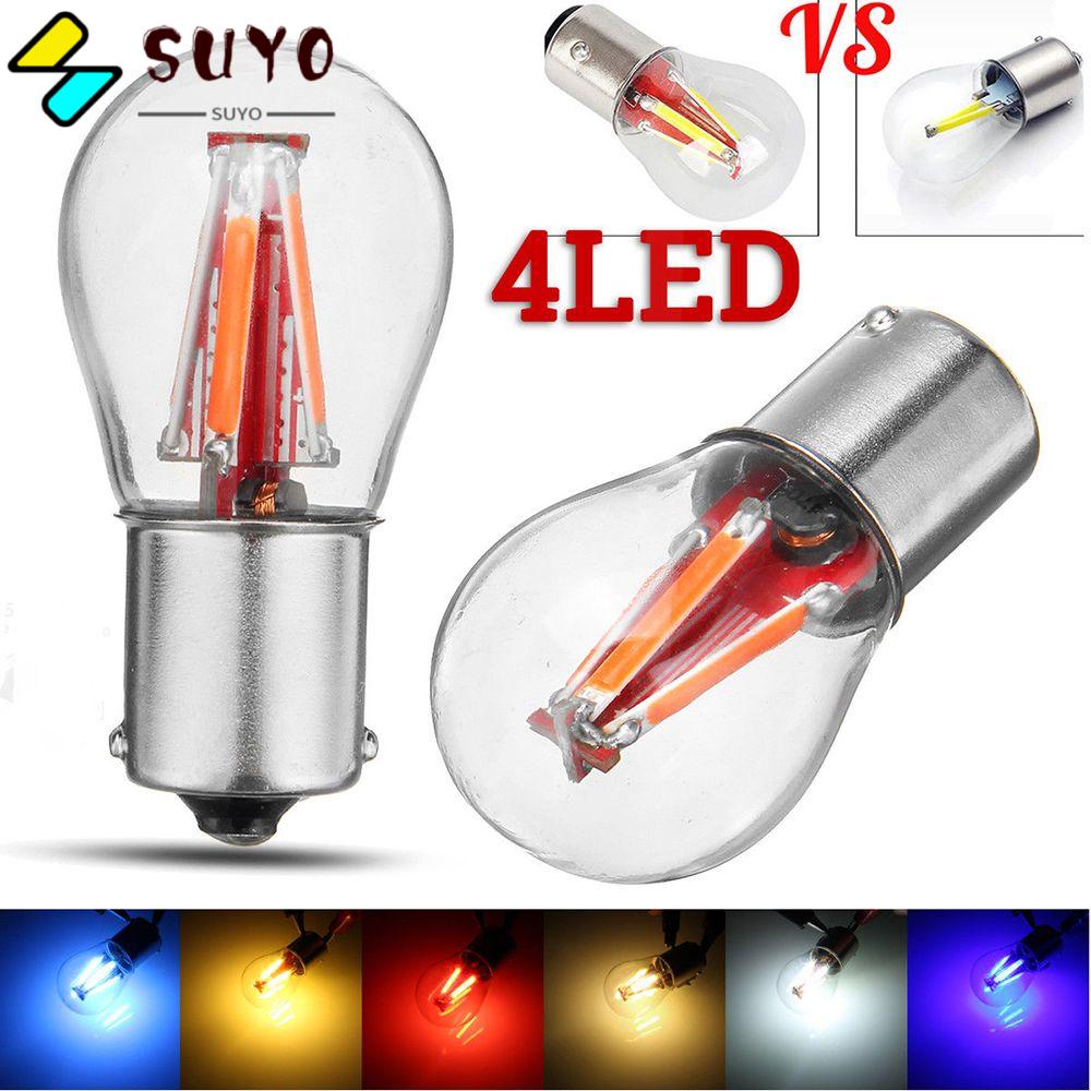 SUYO Bóng Đèn LED COB 1156 BA15S P21W 1157 BAY15D 21 / 5W Cho Xe Hơi