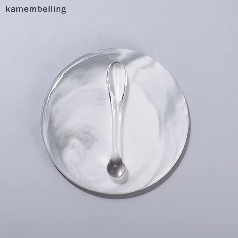 Kamembelling Set 5 Muỗng Nhựa Acrylic Dùng Để Quét Mặt Nạ Mắt Chống Nếp Nhăn Tiện Dụng