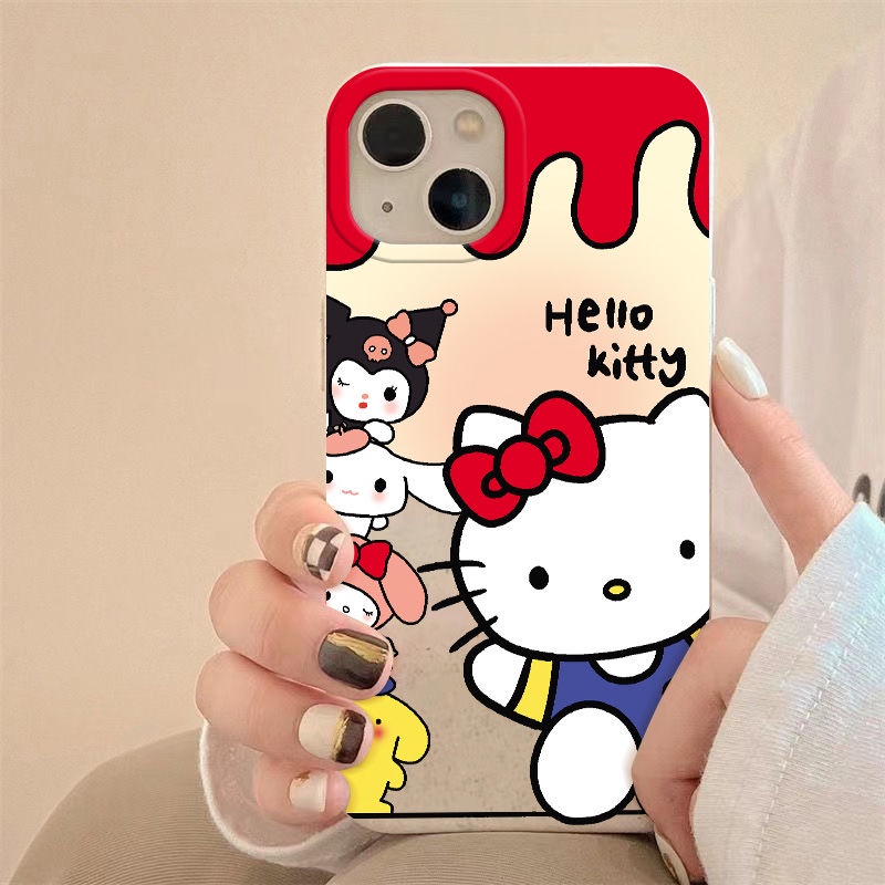 Ốp Điện Thoại Dẻo Họa Tiết Hoạt Hình Chú Mèo Dễ Thương Chống Sốc Cho Iphone12 8Plus 14pro 13 711 P94Z