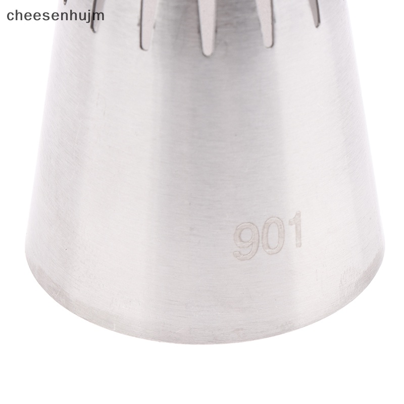 Cs 1Pc #901 Đuôi Bắt Bông Kem Trang Trí Bánh Bằng Thép Không Gỉ