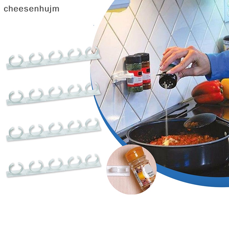 Giá Đựng Lọ Gia Vị Bằng Nhựa Có Móc Treo Tiện Dụng Cho Nhà Bếp