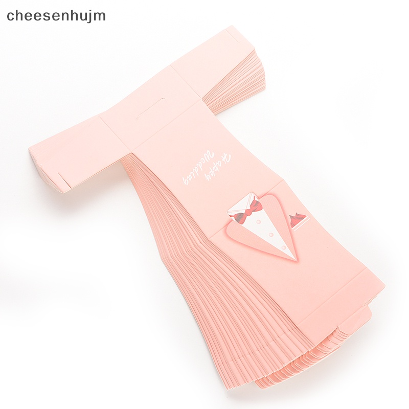 Set 100 Hộp Đựng Kẹo Cưới Thiết Kế Hoạt Hình Dễ Thương