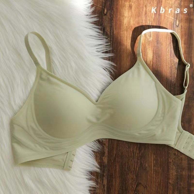 Áo Ngực Lụa Sữa Không Đường May Mềm Mại 3D Phong Cách Nhật Bản