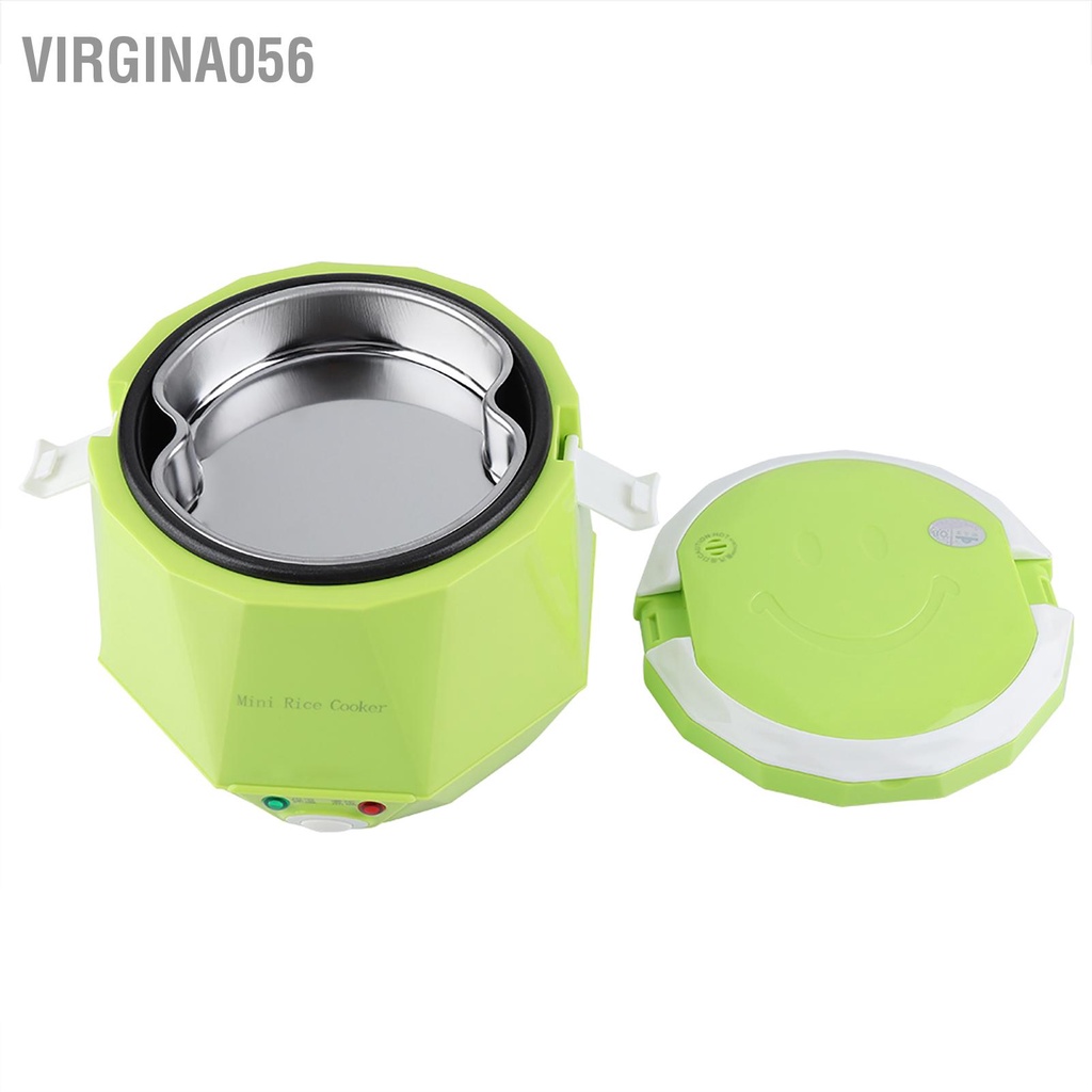 Virgina056 Nồi cơm điện đa năng di động 24V 140W 1.6 L Máy hấp thức ăn cho xe tải