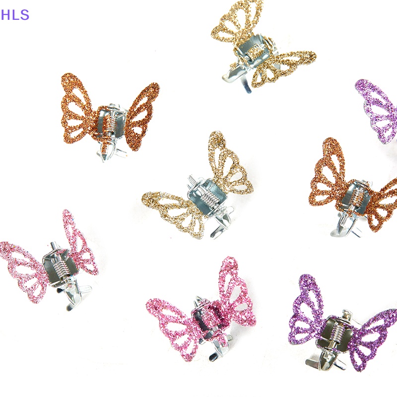 Set 2 Kẹp Tóc Càng Cua Nhỏ Hình Bướm Dễ Thương Thời Trang Cho Nữ