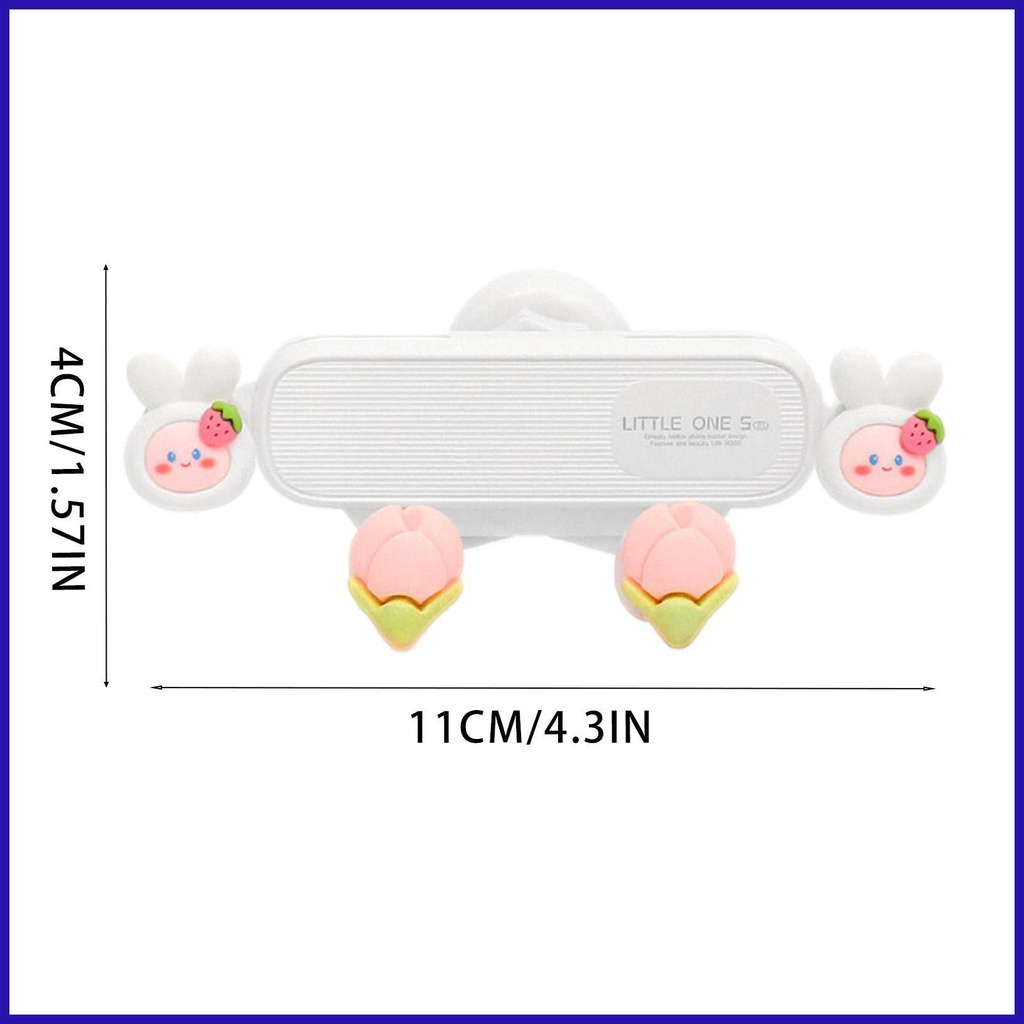 Giá Đỡ Điện Thoại Họa Tiết Hoạt Hình Có Thể Xoay 360 Độ Cho Xe Hơi