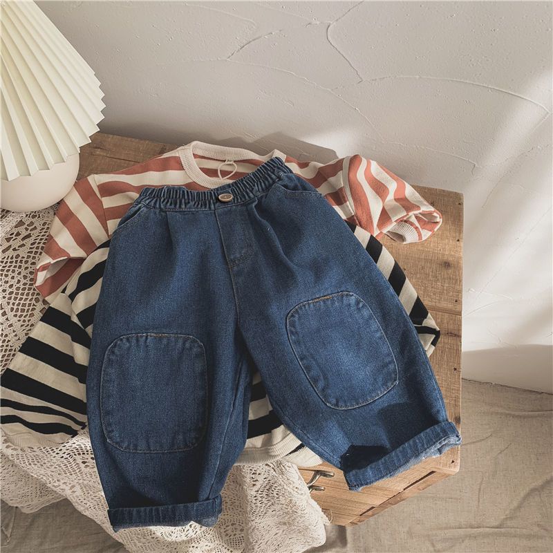 Quần Jean Baggy Thời Trang Hàn Quốc 2023 Cho Bé