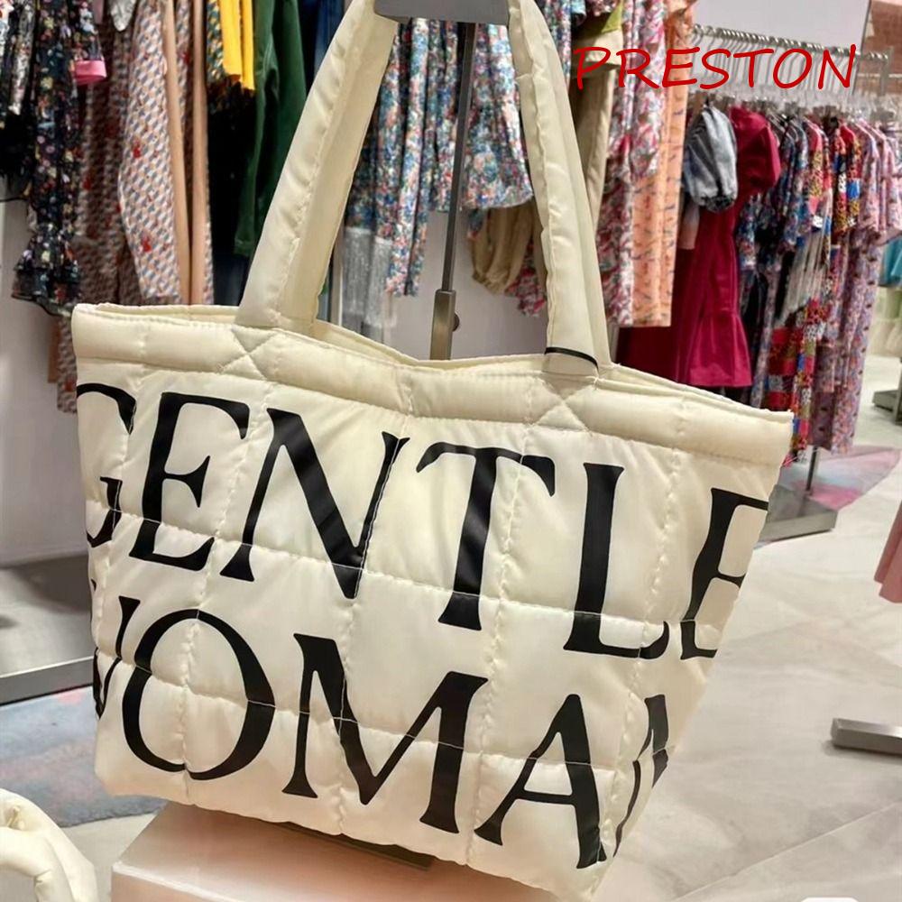 PRESTON Túi Xách Canvas Mini In Họa Tiết Dâu Tây Thời Trang Cho Nữ