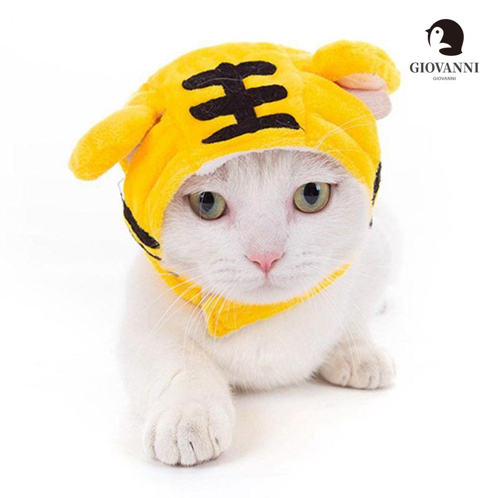 GIOVANNI Mũ Đan Chéo Thiết Kế Độc Đáo Dễ Thương Cho Thú Cưng