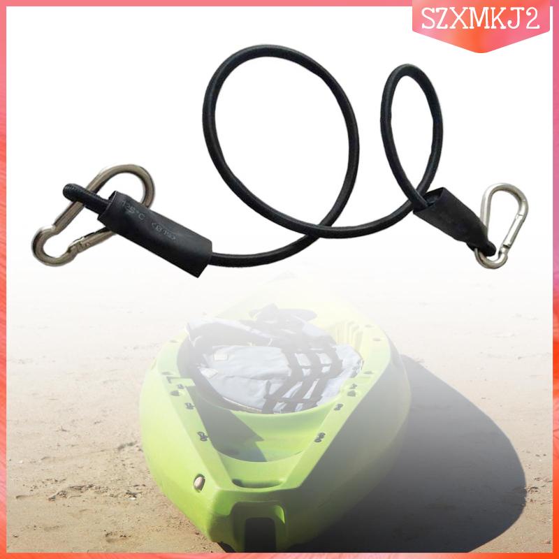 Dây Bungee Màu Đen Dày 6mm 16 inch Dùng Cho Xe Đạp / Cắm Trại