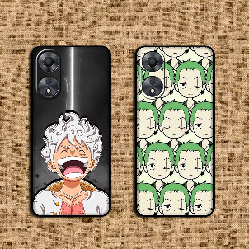 Ốp Điện Thoại silicone Mềm Họa Tiết one piece Cho OPPO A78 A58X A58