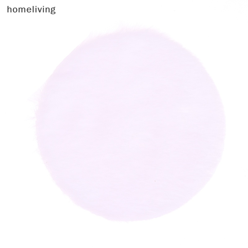 1 Thảm Lông Lót Sàn Hình Tròn Trang Trí Nhà Búp Bê