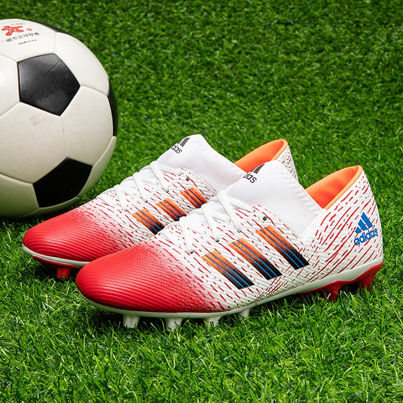 Fg / tf soccer shoes man outdoor training football boots woman sneakers ultralight non-slip sport turf soccer cleats size lớn e57i5