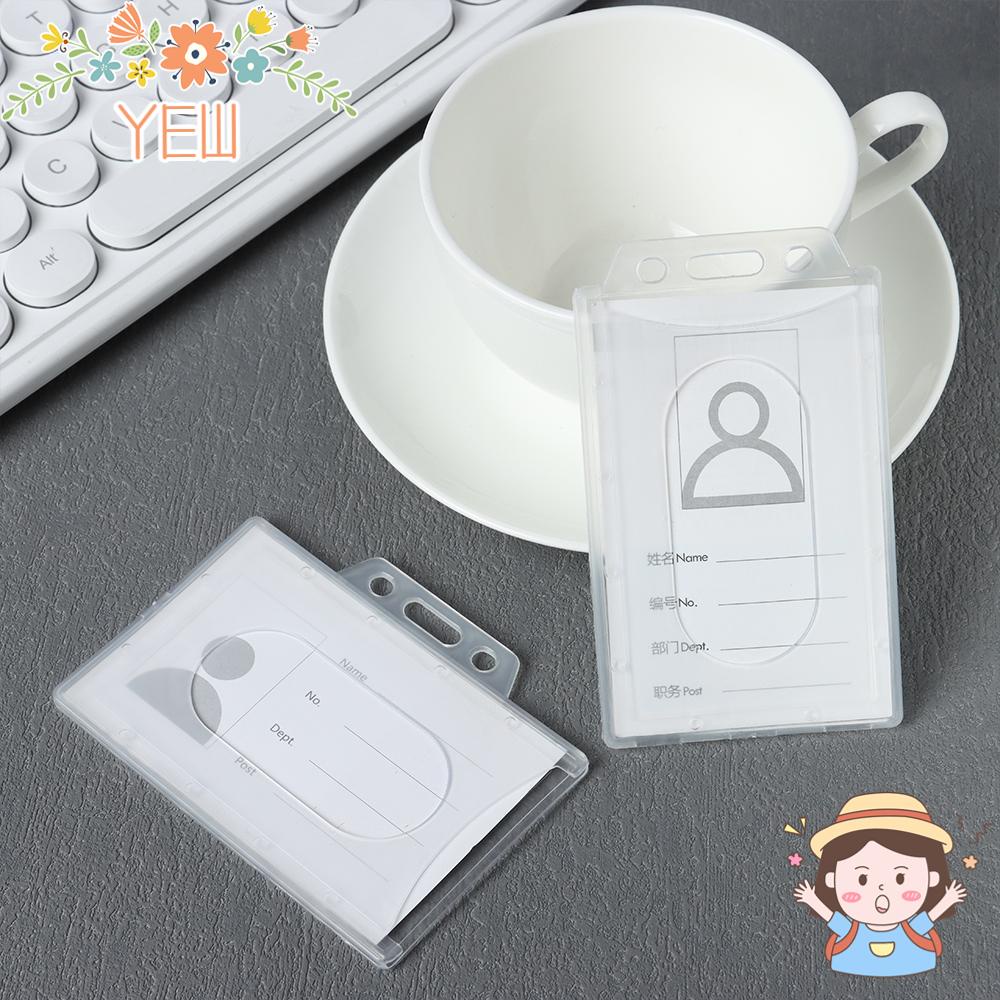 Set 5 Bao Đựng Thẻ ID Trong Suốt Phong Cách Doanh Nhân Sang Trọng