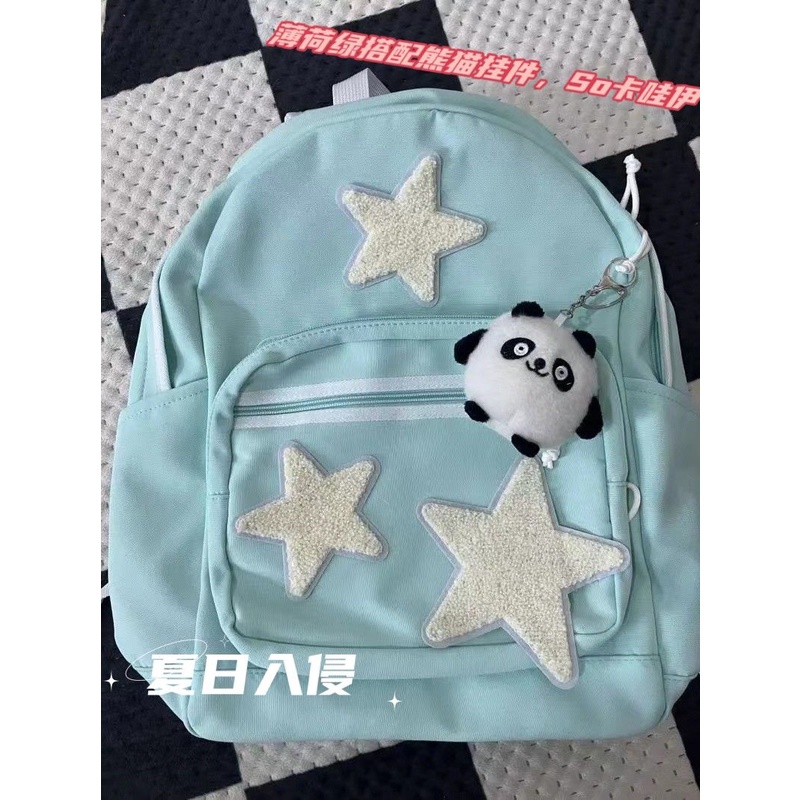 Balo Đi Học Họa Tiết Ngôi Sao Năm Cánh Dễ Thương Chất Lượng Cao