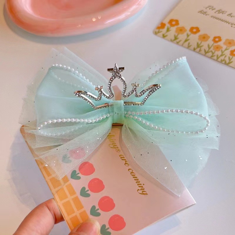 Kẹp Tóc Hình Nơ Nhỏ Xinh Xắn Cho Bé Gái