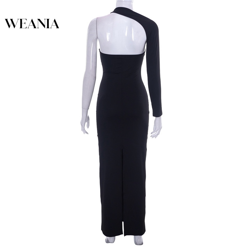 Đầm Ôm Dáng Lưng Cao Lệch Tà Quyến Rũ Thời Trang Cho Nữ