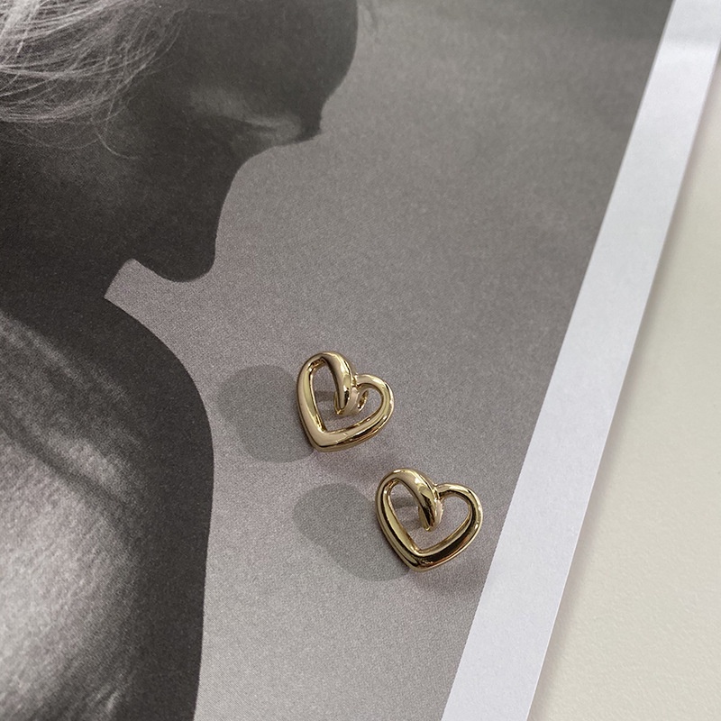 1 Nút Kim Loại Hình Trái Tim Thời Trang 12.5MM