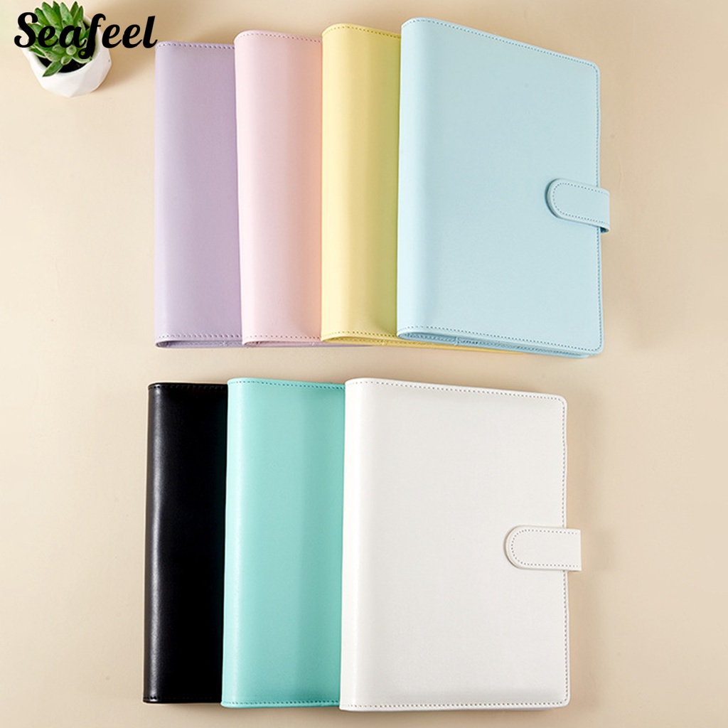 Vỏ Bọc Sổ Tay Chống Thấm Nước 6 Lỗ Họa Tiết Lá Cây Thông Dụng