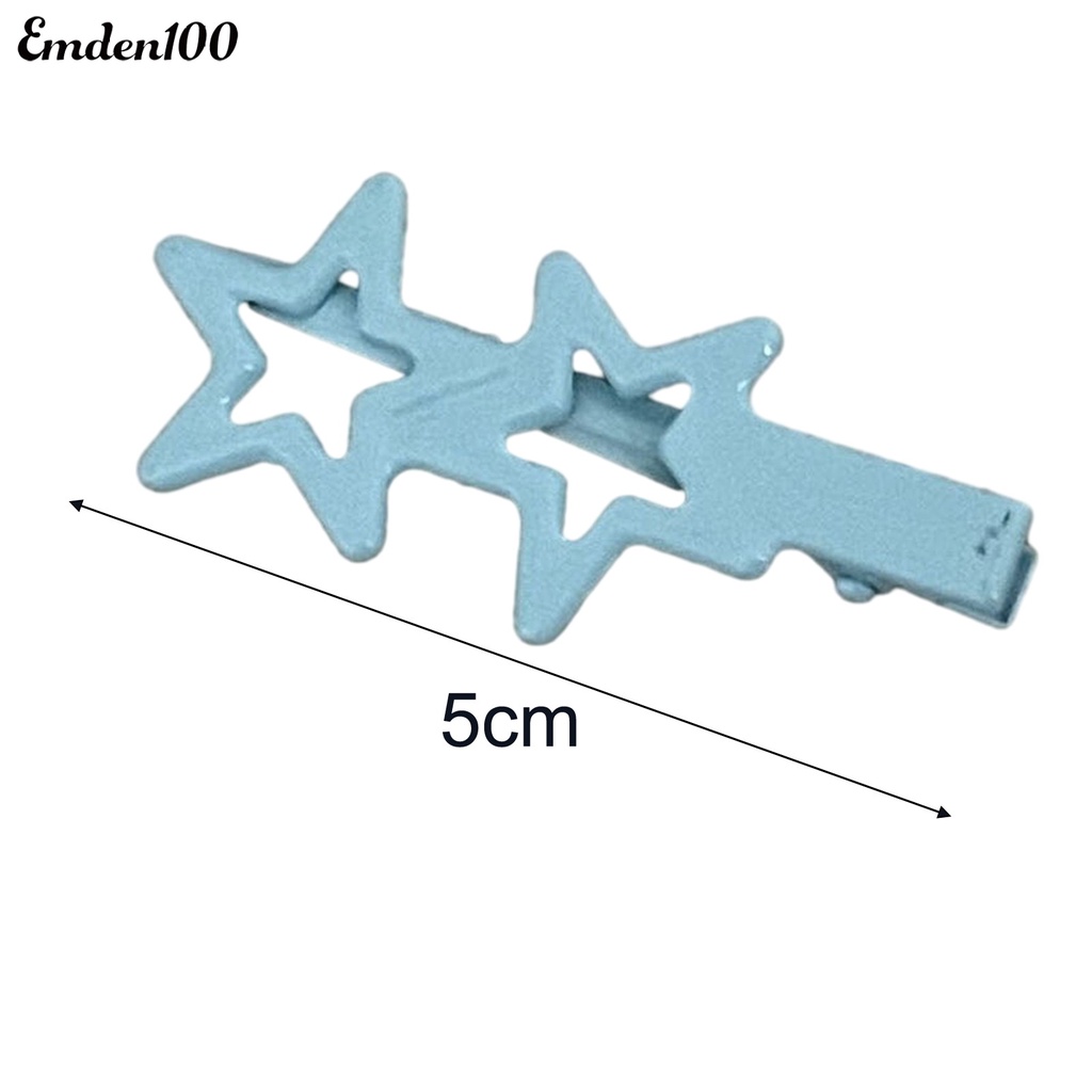 Kẹp Tóc Nữ Hình Ngôi Sao Màu Sắc Tươi Sáng
