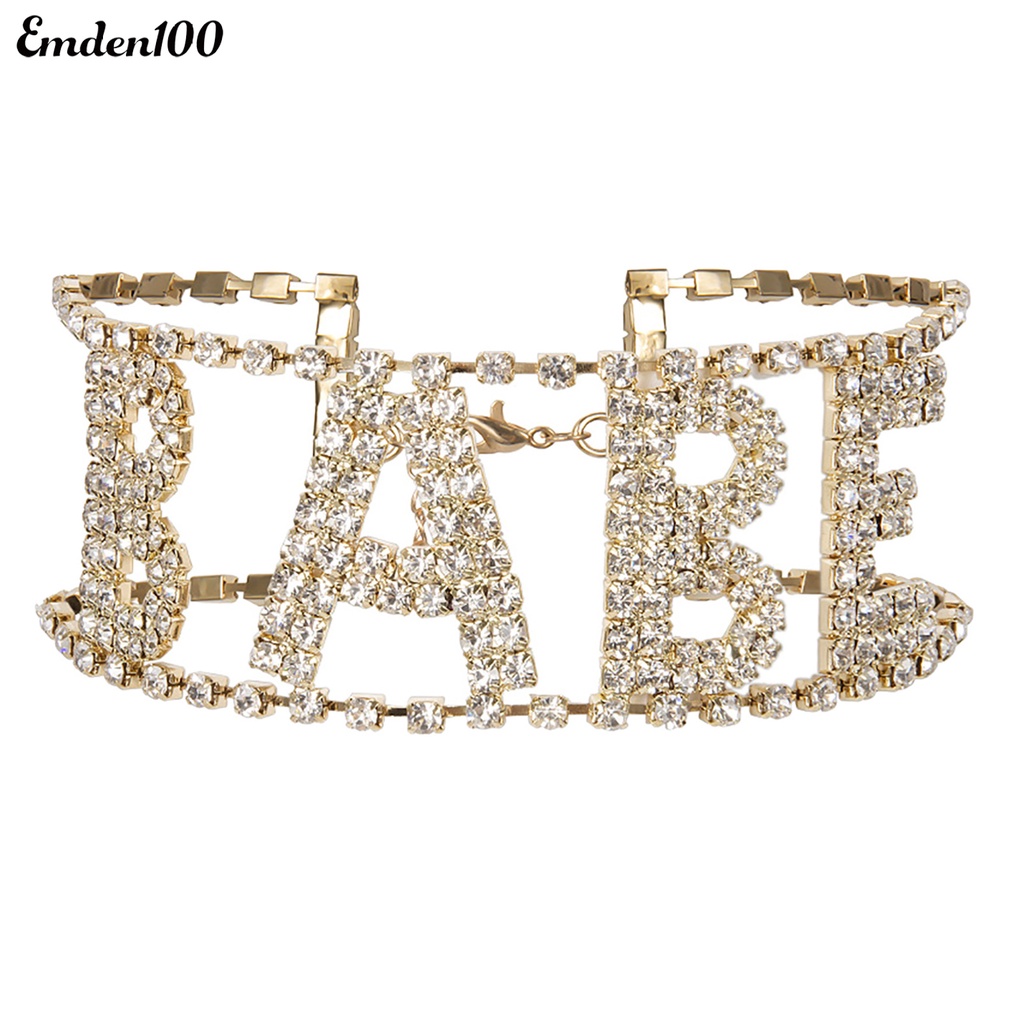 Vòng Cổ Đính Đá Không Phai Màu Thời Trang Cho Nữ