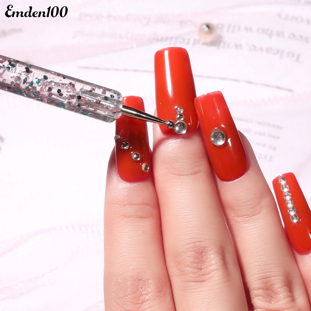 Set 5 Bút Hai Đầu Bằng Acrylic Dễ Sử Dụng Để Vẽ Móng Làm Đẹp