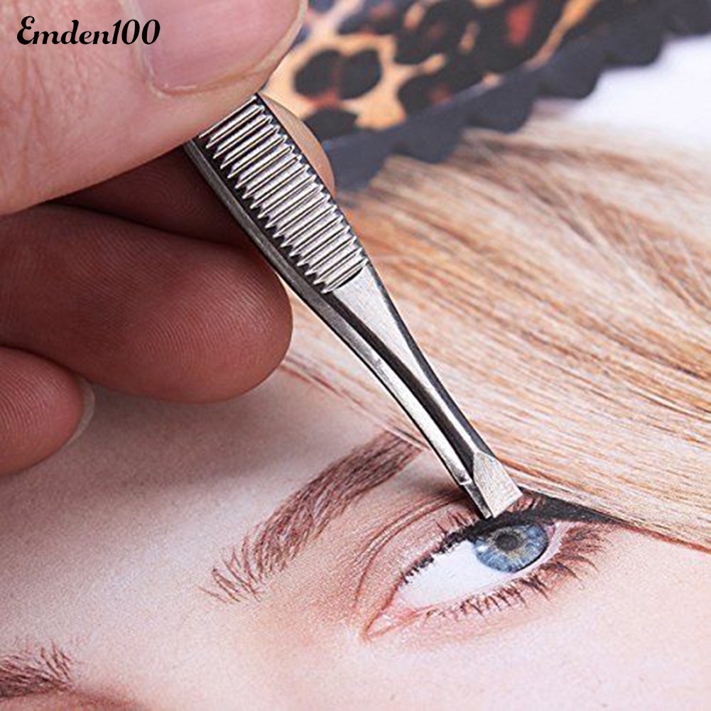 Bộ 5 Nhíp Nhổ Lông Mày Bằng Thép Không Gỉ