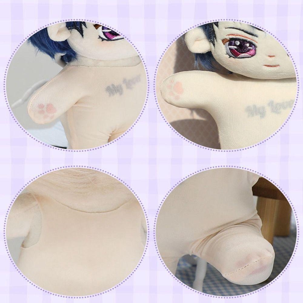 Áo Bọc Co Giãn Cho Búp Bê 20cm Bằng Vải Cotton Màu Cầu Vồng Mới