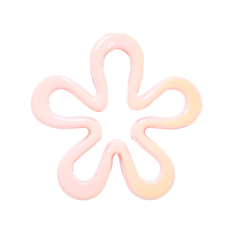 Hạt Xỏ Lỗ Hình Hoa Năm Cánh Bằng Acrylic Dùng Làm Trang Sức DIY