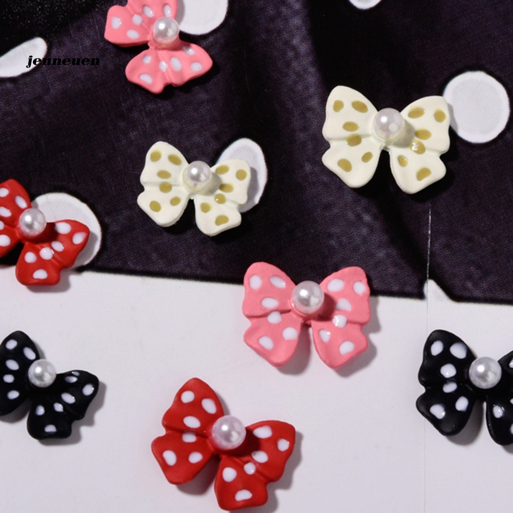 Set 5 Phụ Kiện Đinh Tán Nơ 3D Trang Trí Móng Tay