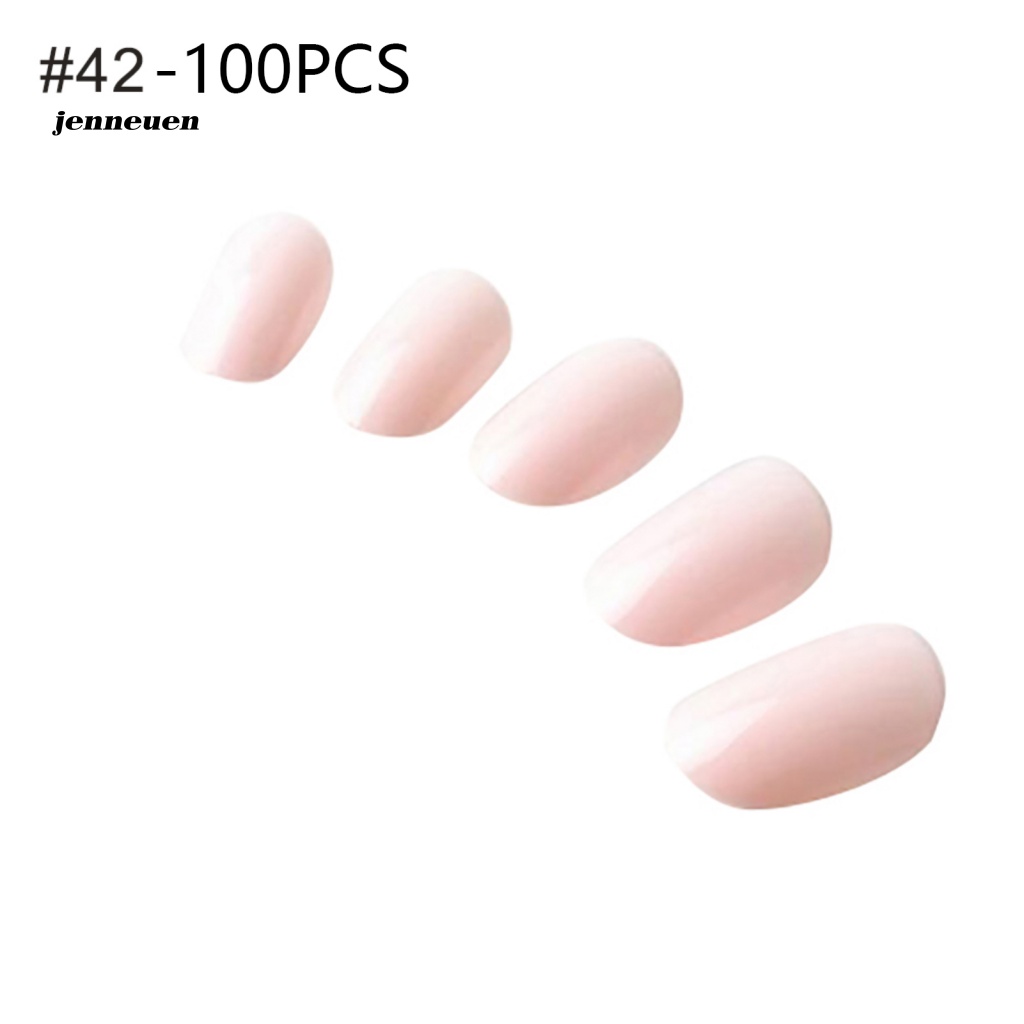 Bộ 100 Móng Tay Giả Bằng Nhựa Che Phủ Toàn Diện DIY