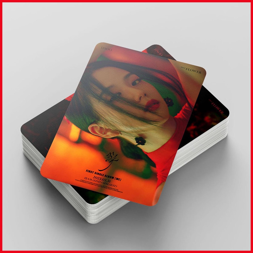 Set 55 Tấm Thẻ Ảnh Lomo Hình Nhóm Nhạc Kim Jisoo