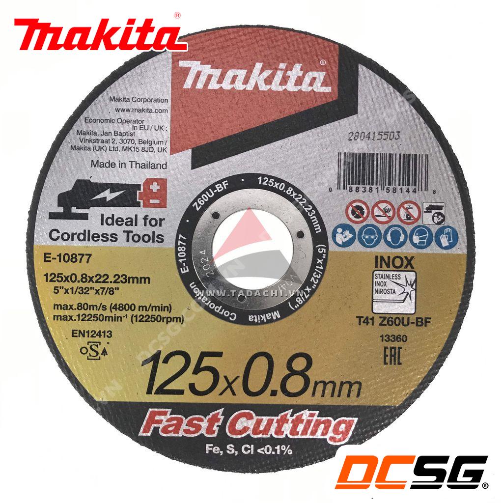 Đá cắt mỏng 100-125mm x 0.8mm Fast Cutting Makita  | DCSG