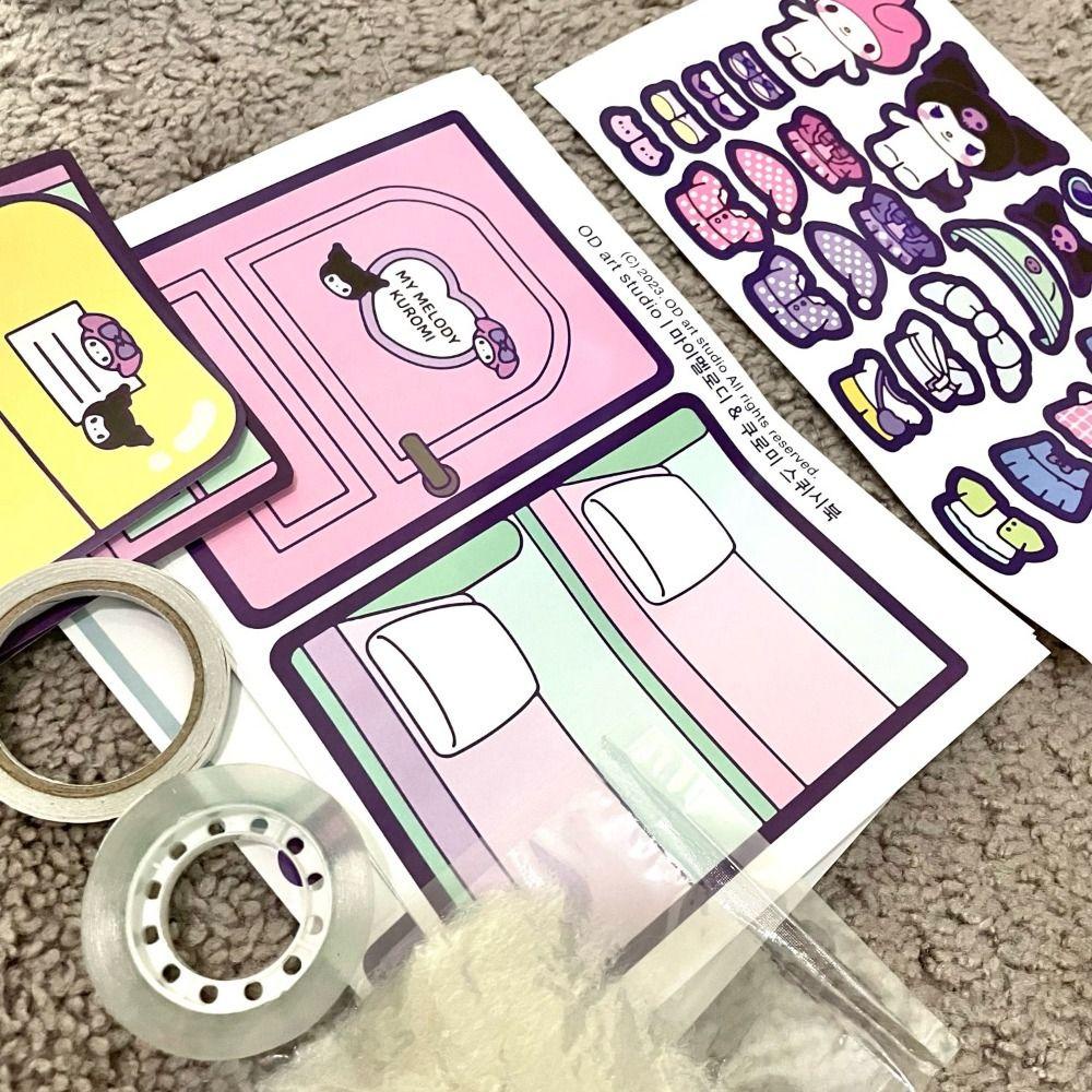 Mocho1 Cuốn Sách Hoạt Động Trò Chơi Melody Crayon Shin-chan Kuromi Dodo Book Busy Book Pochacco Girls Làm Quà Tặng