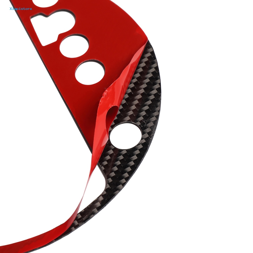 Miếng Dán Trang Trí Bảng Điều Khiển Cần Gạt Số Tự Dính In Họa Tiết Sợi Carbon Cho Audi TT 8N 8J MK123 TTRS 2008-2014