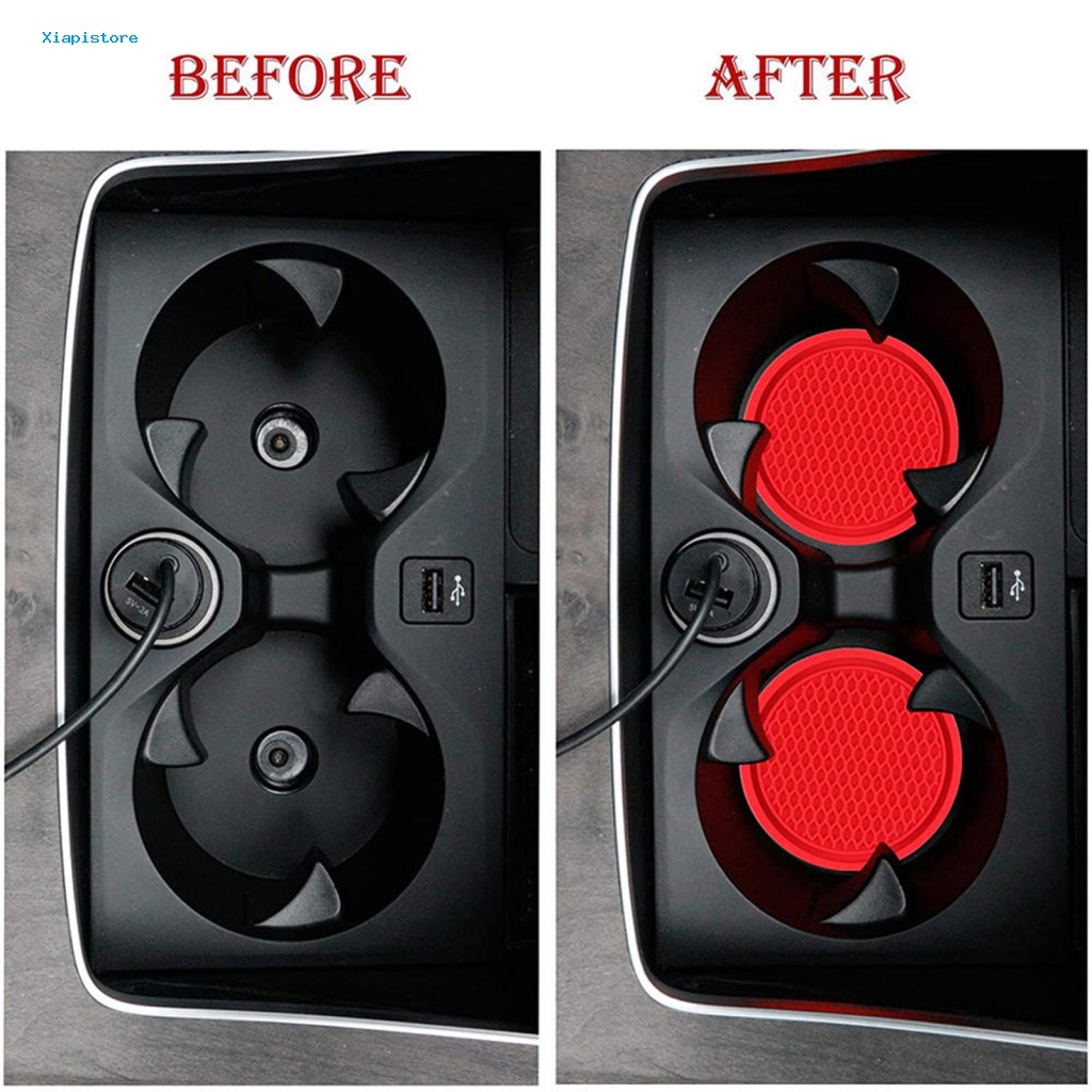 Bộ 4 Giá Đỡ Cốc Chống Trượt Chống Thấm Nước Thông Dụng Cho Xe Hơi