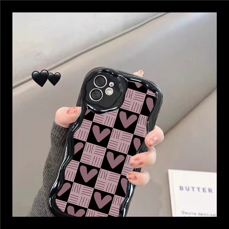 Ốp Điện Thoại Silicon Dẻo In Hình Trái Tim iPhone 11 12 13 14 Pro 7plus 6s plus 7 8 8plus Xs XR 11Promax 13pro xsmax
