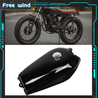 Freewind xe máy đa năng màu đen sáng retro nhiên liệu bình xăng có nắp công tắc phù hợp cho honda cg125