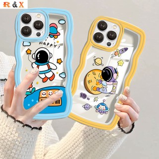 Ốp Điện Thoại TPU Trong Suốt Họa Tiết Phi Hành Gia Cho iPhone 11 12 14 13 Pro Max XR 7Plus X XS Max 6s 7 8Plus 6Plus SE 2020 X