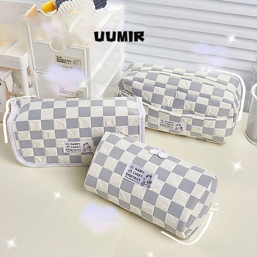 Uumir Túi Đựng Bút Bằng Vải Cotton Sức Chứa Lớn Hình Chú Chó Đáng Yêu Dành Cho Học Sinh