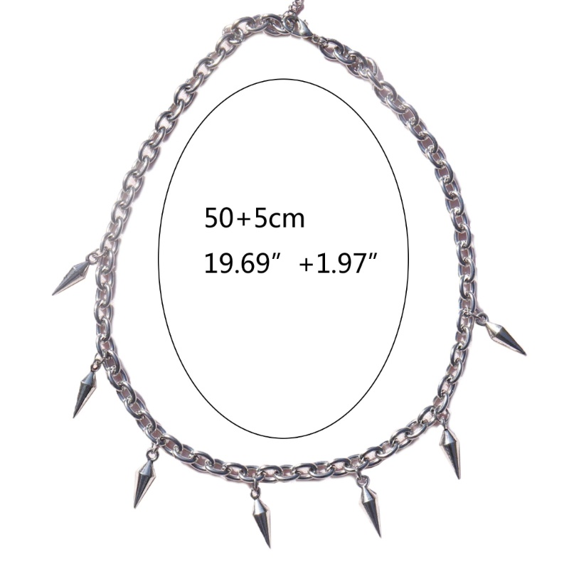 Vòng Cổ Choker Ngắn Đính Đinh Tán Phong Cách Hip Hop Gothic Cho Nam Và Nữ