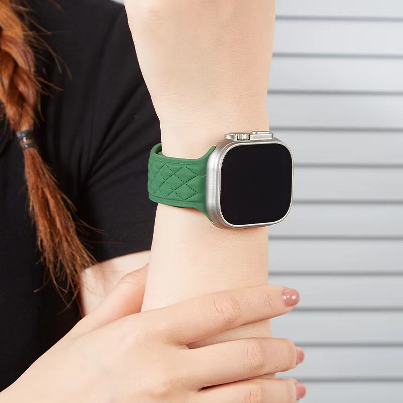 Dây Đeo silicone Cho Đồng Hồ Thông Minh Apple Watch 8 7 6 5 4 se 3 48mm 45mm 44mm 42mm 41mm 40mm 38mm