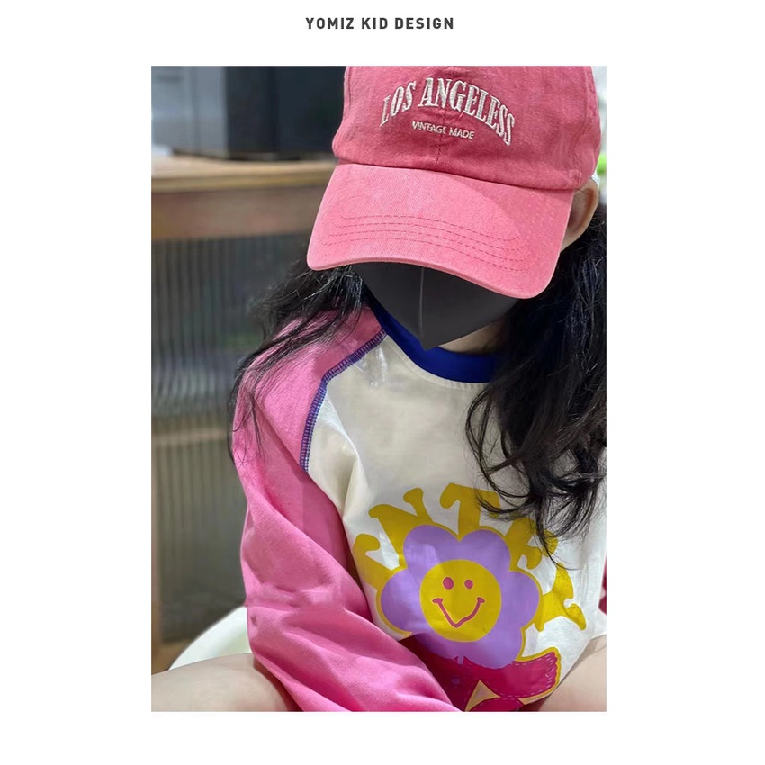 Áo Thun Tay Dài Dáng Rộng Thời Trang Mùa Thu Mới 2023 Cho Bé Gái