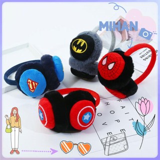 Chụp Tai Giữ Ấm Hình Superman Captain America Spiderman MIHAN1 Sự Bảo Vệ