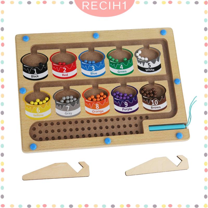 Bộ Đồ Chơi Mê Cung Bằng Gỗ Nhiều Màu Sắc Cho Trẻ Mẫu Giáo