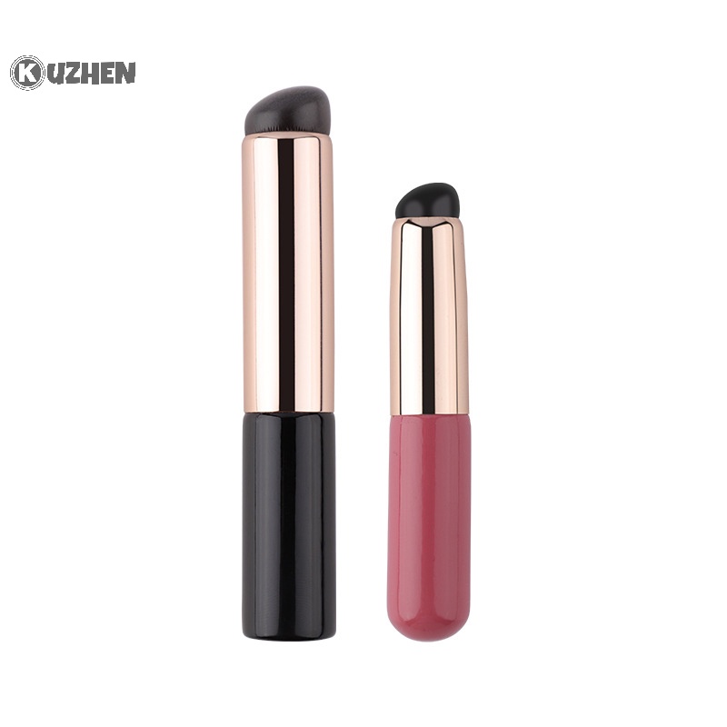 Kuzhen Cọ Trang Điểm Môi Đầu Tròn Bằng Silicon Góc Nghiêng