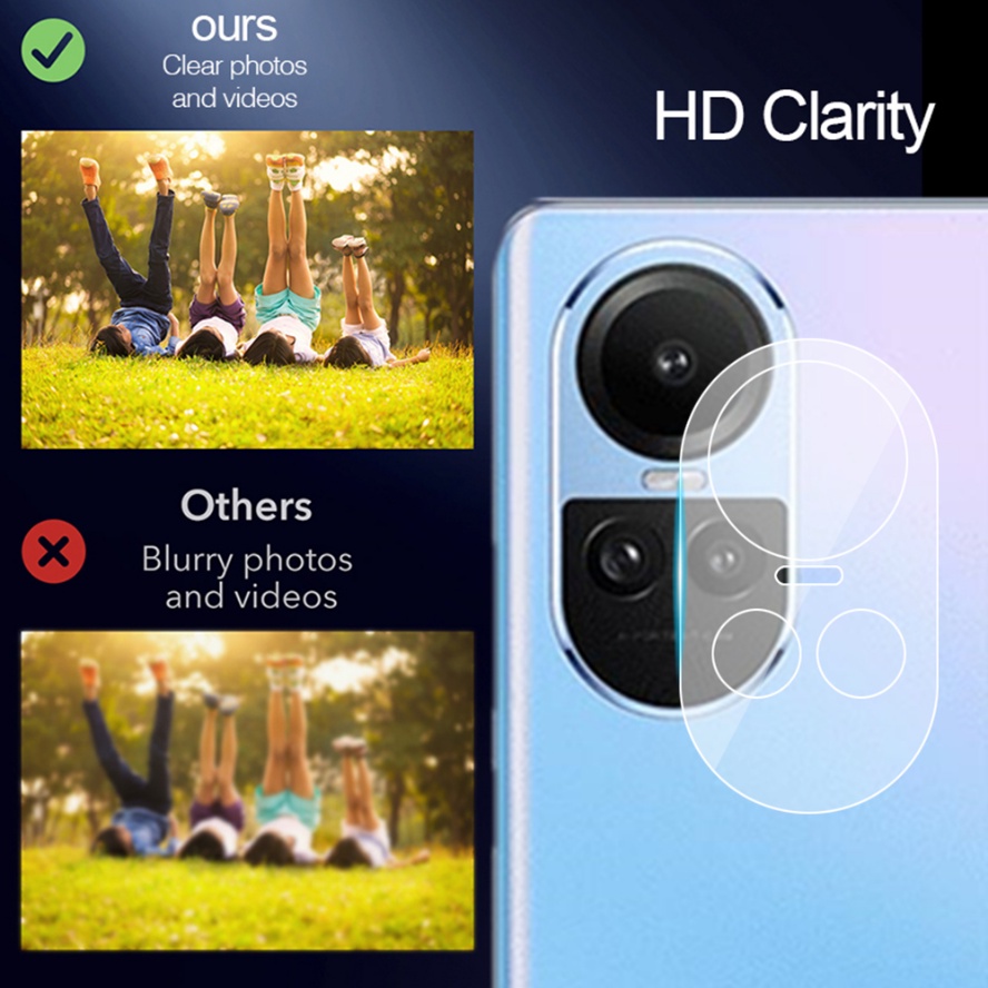 3 Trong 1 Kính Cường Lực HD Bảo Vệ Camera OPPO Reno10 Reno 10 Pro + Plus 5G OPO Rino 10Pro + 2023
