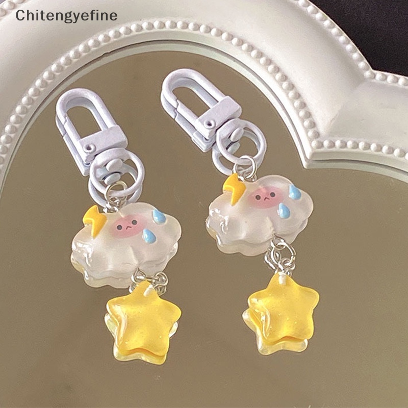 Móc Khóa Hình Đám Mây / Ngôi Sao / Đám Mây Dễ Thương Dùng Trang Trí